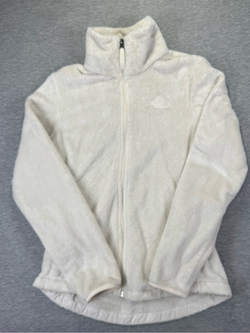 The North Face Jacket Womens Small White Osito Fleece Full Zip Warm Outdoor